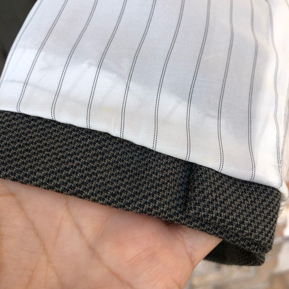 Canaletti Enzo Made In Italy Gray Greenish 3 Buttons Wool Blazer Jacket R 48/43 - Picture 9 of 16